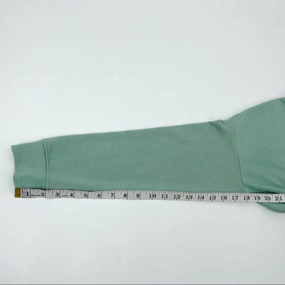 NEW Rae Dunn "BE KIND" terrycloth eucalyptus Classic Crewneck Sweatshirt small - Picture 14 of 16